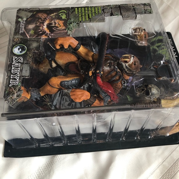 2001 Stan Winston Creatures Realm of the Claw 8” SABYR Poseable Figure NWT - Picture 13 of 16